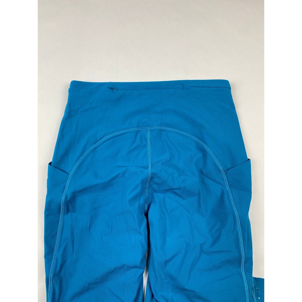 Lululemon Swift Speed High-Rise Crop Leggings Women's Size 6 Blue - Picture 4 of 13